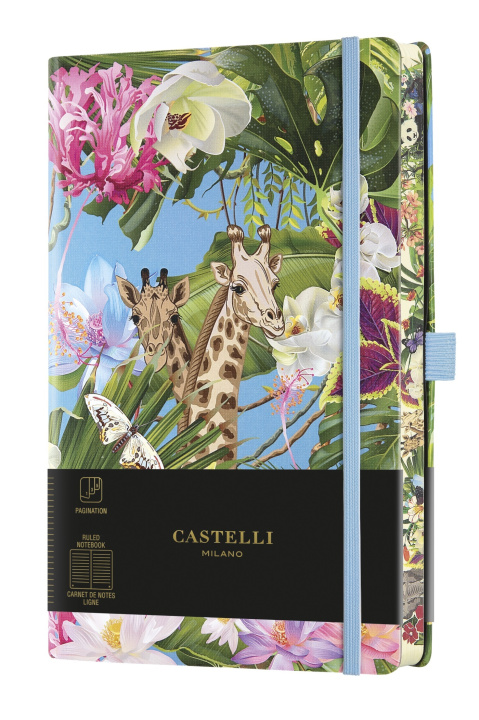 Book Carnet Eden grand format ligné girafe CASTELLI
