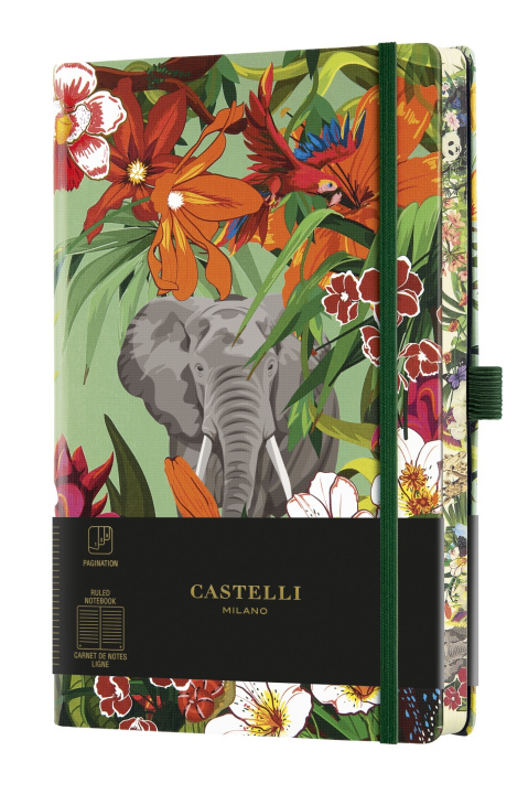 Könyv Carnet Eden grand format ligné éléphant CASTELLI