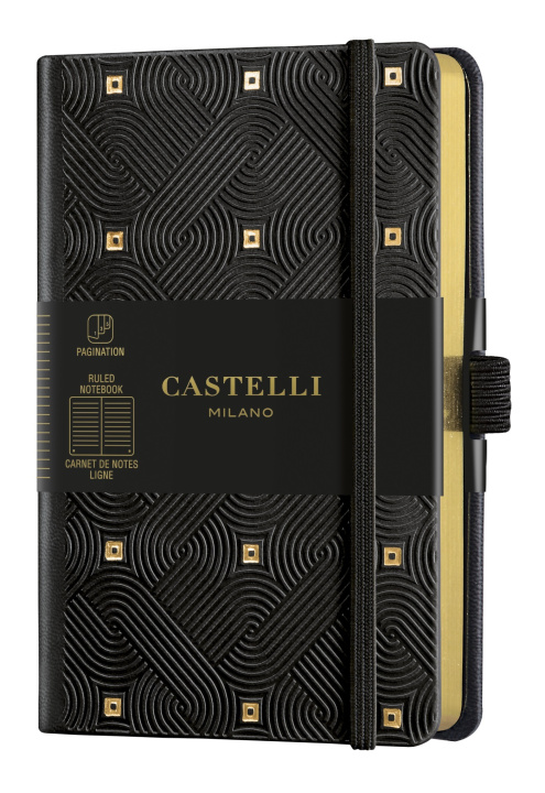 Книга Carnet C&G poche ligné maya gold CASTELLI