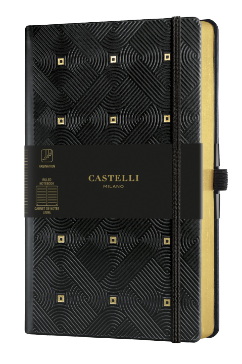 Kalendár/Diár Carnet C&G grand format ligné maya gold CASTELLI