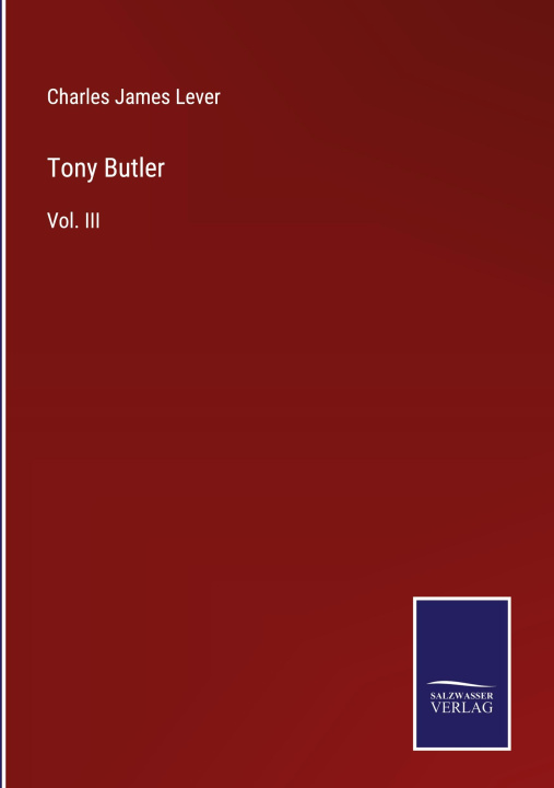 Boek Tony Butler Charles James Lever