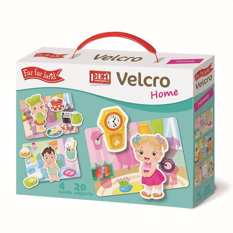 Game/Toy PEXI Velcro skládačky - Domov (Home) 