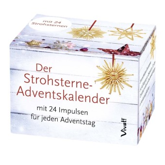 Naptár/Határidőnapló Der Strohsterne-Adventskalender 