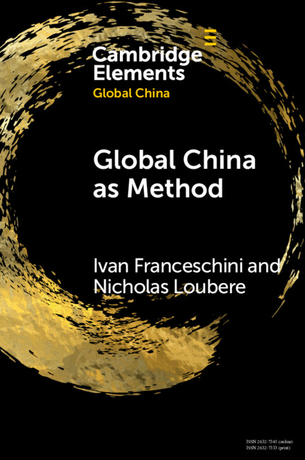 Book Global China as Method Ivan Franceschini