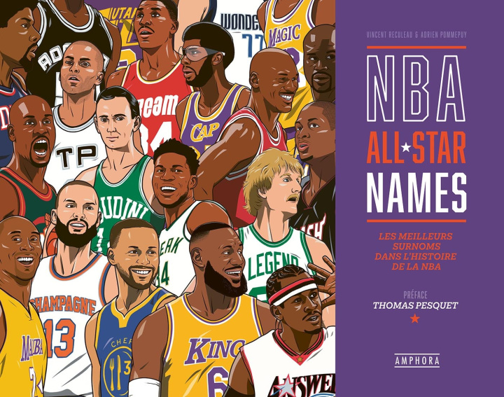 Könyv NBA ALL STAR NAMES. Reculeau vincent