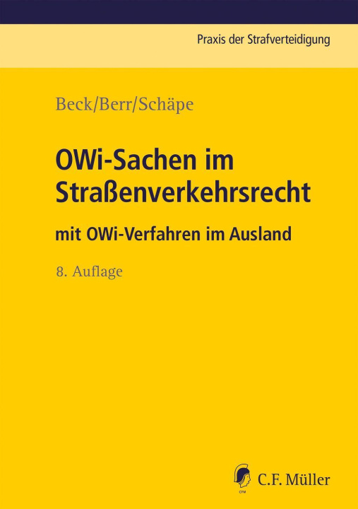 Książka OWi-Sachen im Straßenverkehrsrecht Wolfgang Berr