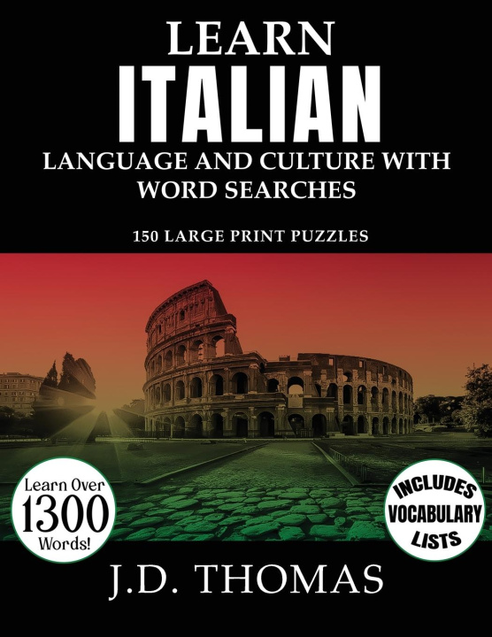 Kniha Learn Italian Language and Culture with Word Searches 