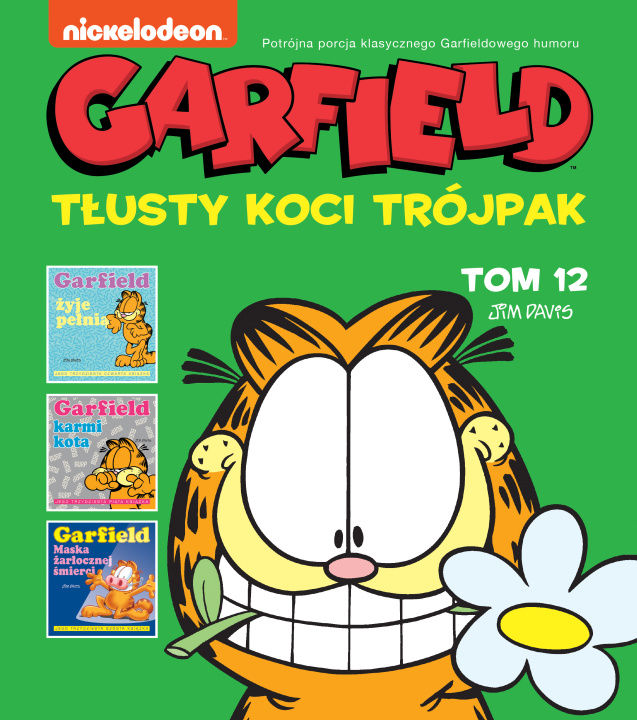 Książka Garfield. Tłusty koci trójpak. Tom 12 Jim Davis