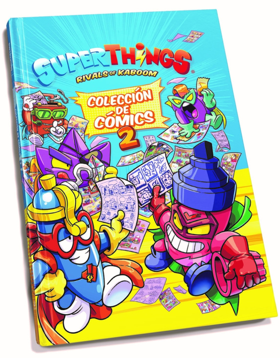 Carte Libro Coleccionista Cómics Superthings - MAX - Series 4, 5 y Secret Spies 