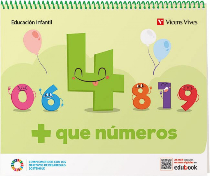 Knjiga + QUE NUMEROS CUADERNO 4 Mª D. MIQUEL FORONDA