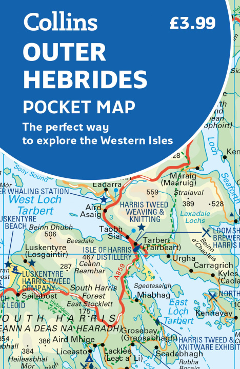 Nyomtatványok Outer Hebrides Pocket Map 