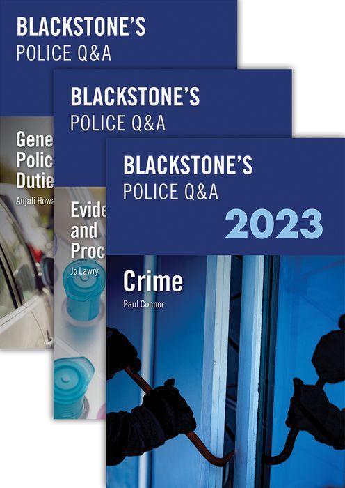 Boek Blackstone's Police Q&A Three Volume Set 2023 (Paperback) 