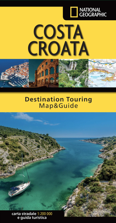Carte Costa croata. Carta stradale 1:200.000 e guida turistica 