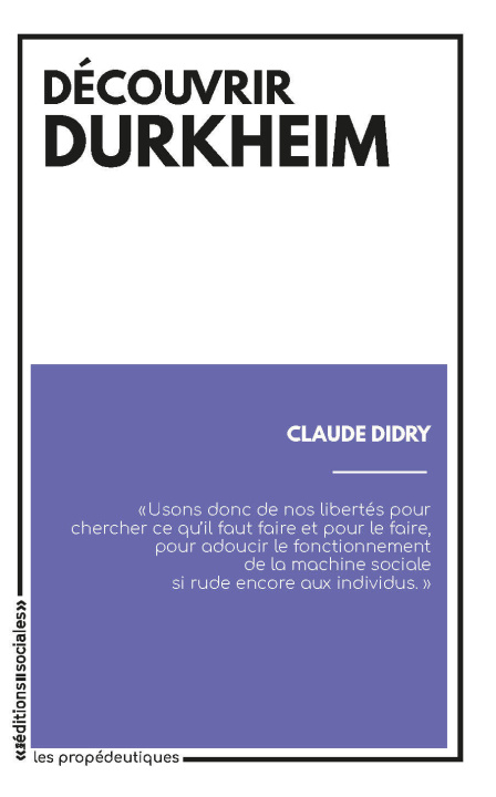 Carte Découvrir Durkheim Didry