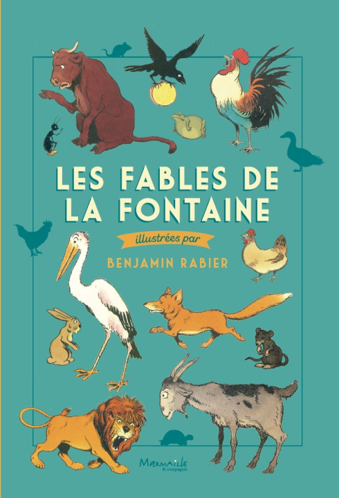 Carte Les Fables de La Fontaine Rabier