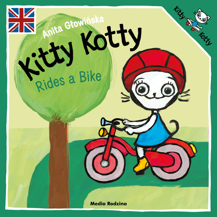 Knjiga Rides a Bike. Kitty Kotty Anita Głowińska