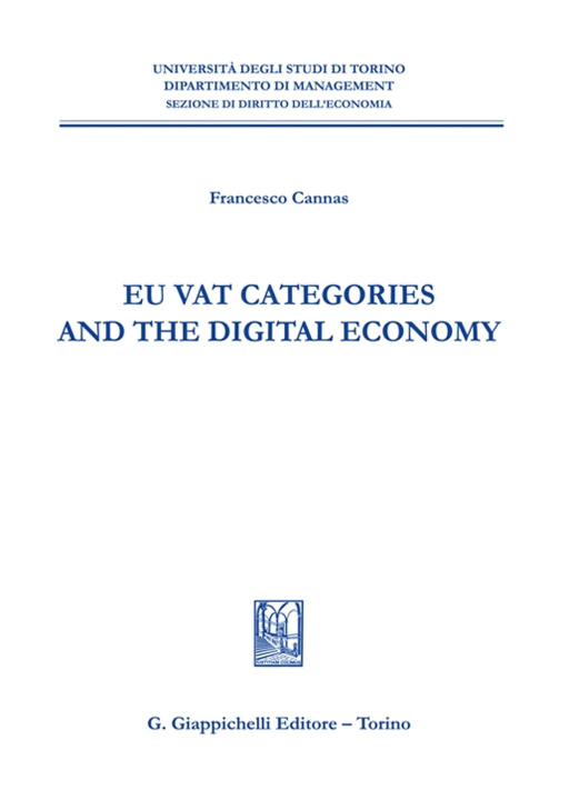 Könyv EU VAT categories and the digital economy Francesco Cannas