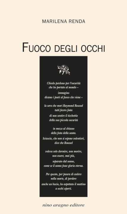 Książka Fuoco degli occhi Marilena Renda