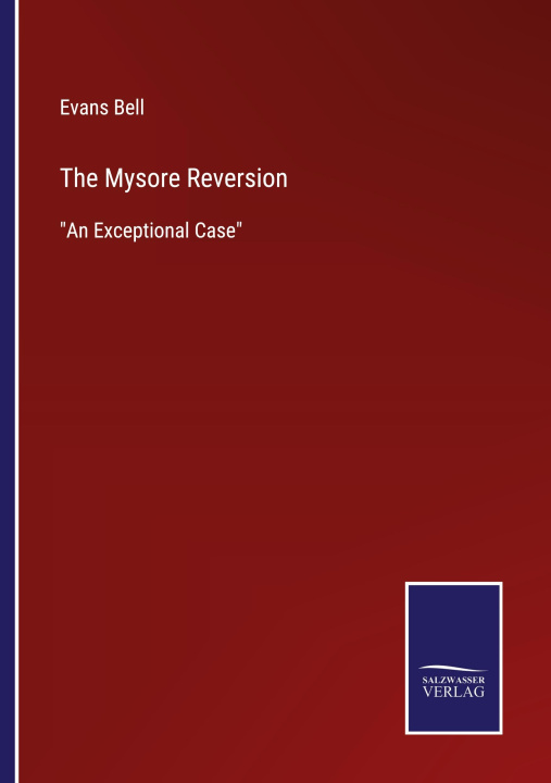 Libro Mysore Reversion Evans Bell