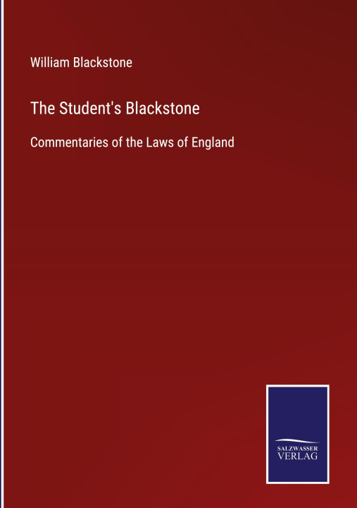 Knjiga Student's Blackstone William Blackstone