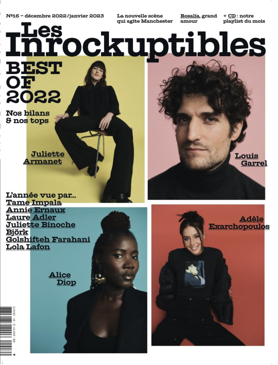 Książka Les Inrockuptibles N°16 : Best Of 2022 - dec 2022 - janv 2023 