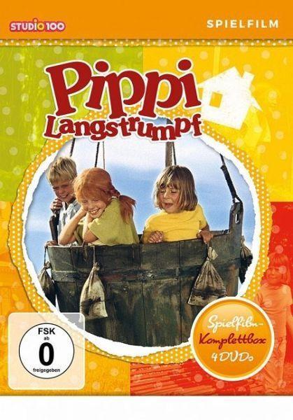 Video Pippi Langstrumpf - Spielfilm Komplettbox [4 DVDs, SOFTBOX] 