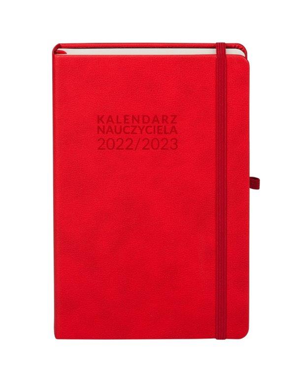 Book Kalendarz 2022/2023 nauczyciela A5 TDW czerwony 