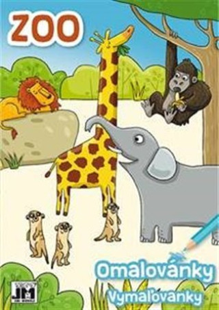 Kniha Omalovánky Zoo 