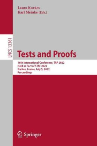 Knjiga Tests and Proofs Laura Kovács