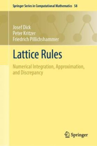 Boek Lattice Rules Josef Dick