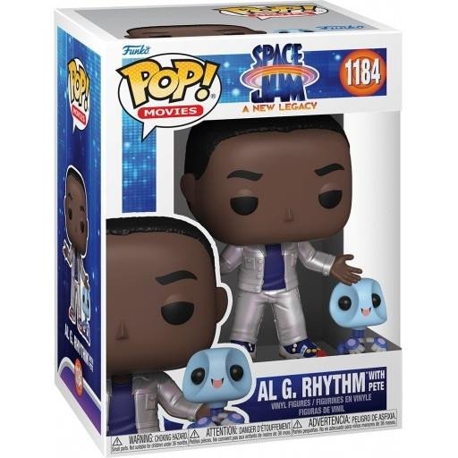 Spiel/Spielzeug Funko POP Movies: Space Jam 2 - AI G w/Rhyth witch Pete (Metallic limited edition) 