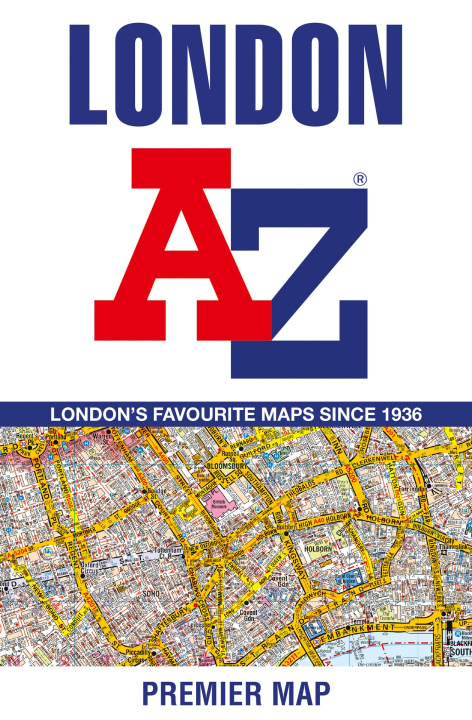 Tlačovina London A-Z Premier Map 