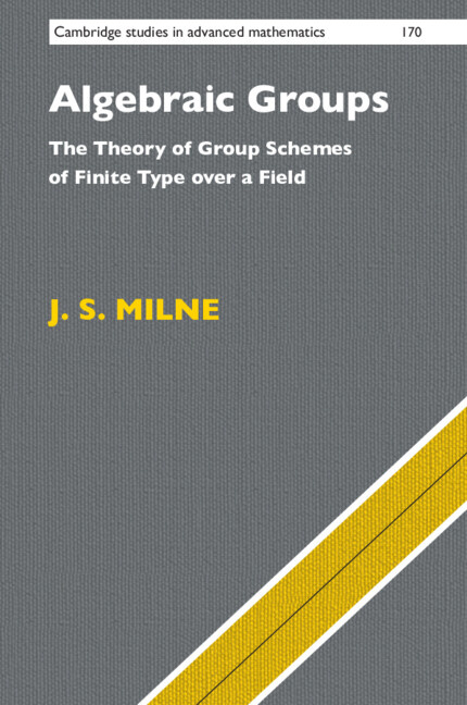 Knjiga Algebraic Groups J. S. Milne