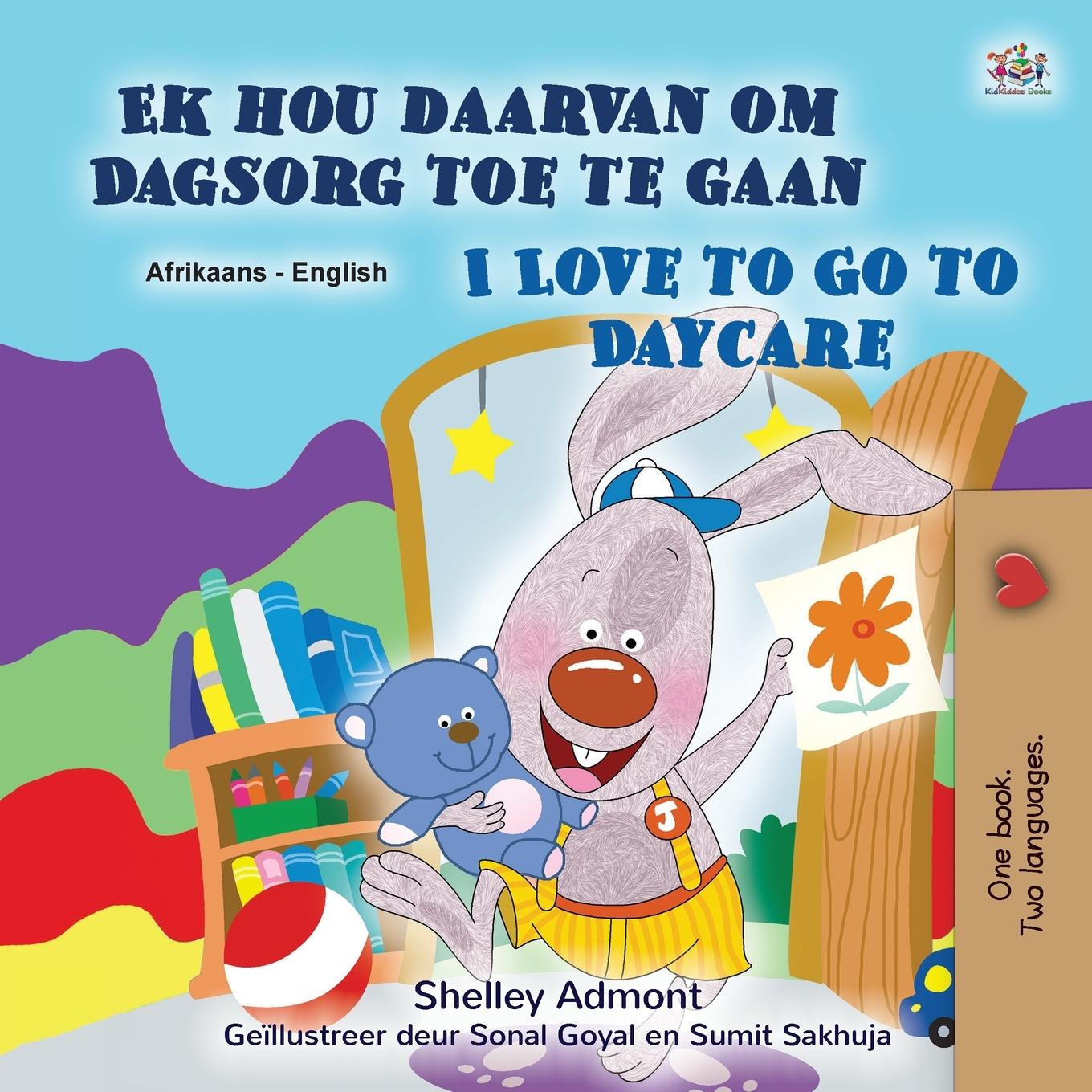 Könyv I Love to Go to Daycare (Afrikaans English Bilingual Children's Book) Kidkiddos Books