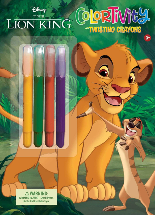 Carte Disney the Lion King: Colortivity Twisting Crayons 