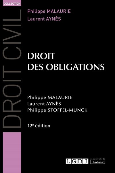 Knjiga Droit des obligations Aynès