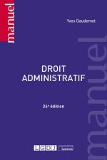 Kniha Droit administratif, 24ème édition Gaudemet