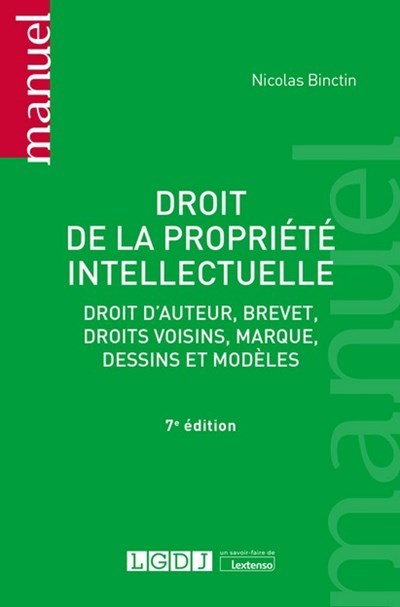 Книга Droit de la propriété intellectuelle BINCTIN