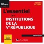Carte L'essentiel des institutions de la Ve République, 10ème édition Toulemonde