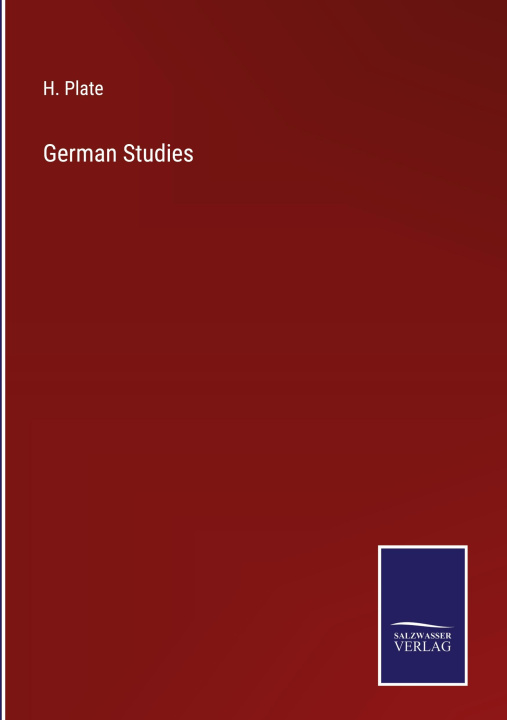 Boek German Studies H. Plate