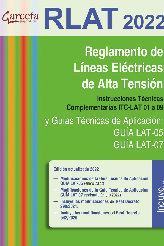Kniha REGLAMENTO DE LÍNEAS ELÉCTRICAS DE ALTA TENSIÓN (RLAT 2022.) 