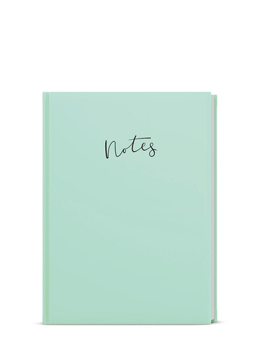 Kniha Notes linkovaný Pastel zelená 