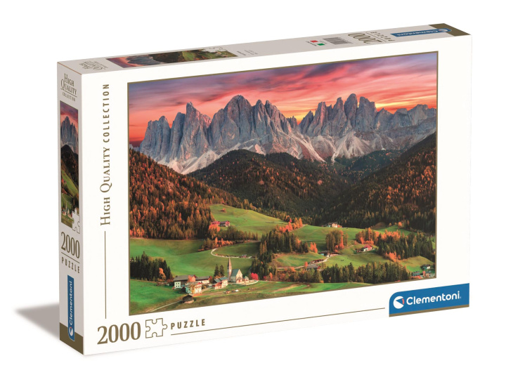 Kniha Puzzle 2000 HQ Val di Funes 32570 
