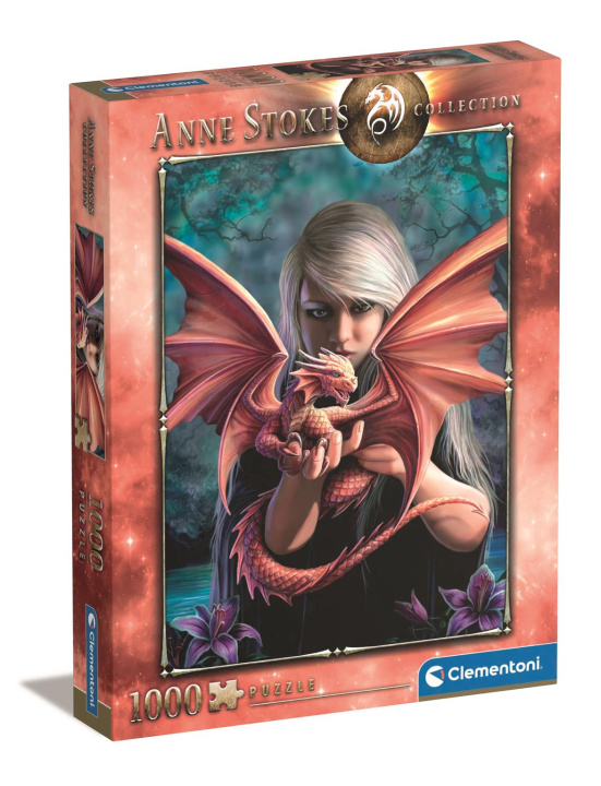 Joc / Jucărie Puzzle 1000 Anne Stokes collection Dragon king 39640 