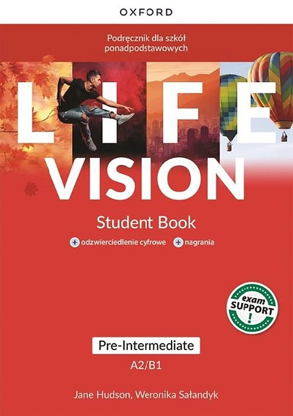 Könyv Life Vision Pre-Intermediate A2/B1 Student's Book + e-book Jane Hudson