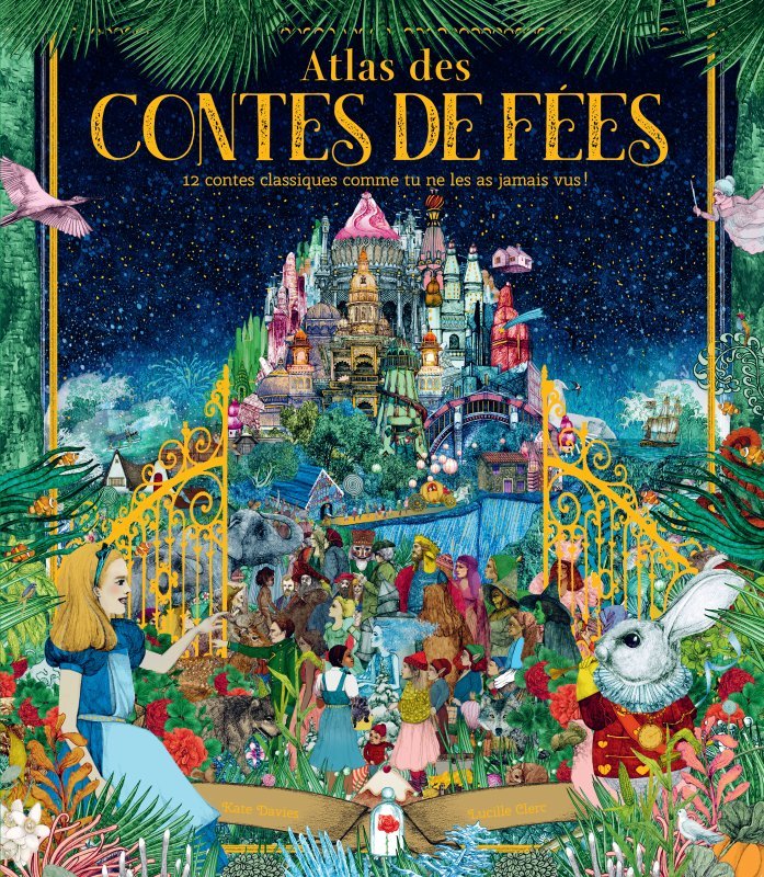 Carte Atlas des contes de fées Kate Davies