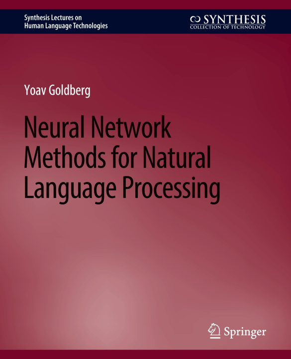 Książka Neural Network Methods for Natural Language Processing 