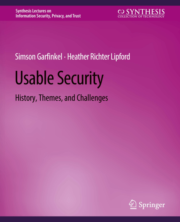 Knjiga Usable Security Simson Garfinkel