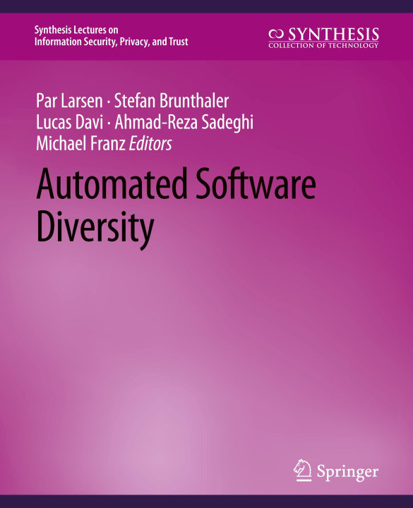 Buch Automated Software Diversity Ahmad-Reza Sadeghi
