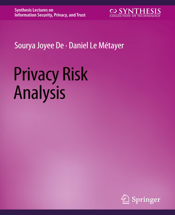 Knjiga Privacy Risk Analysis Sourya Joyee de